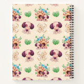 Carnet Motif de chien adorable (Dos)