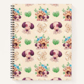 Carnet Motif de chien adorable (Devant)