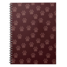 Carnet Motif de chien Paw