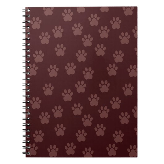 Carnet Motif de chien Paw (Devant)