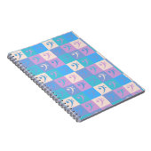 Carnet Motif de clé de fa pastel (Côté Droit)