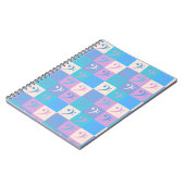 Carnet Motif de clé de fa pastel (Côté gauche)