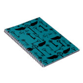 Carnet Motif de clés volantes HARRY POTTER™ (Côté Droit)