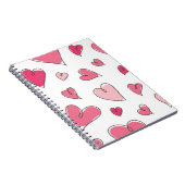 Carnet Motif de coeur (Côté Droit)