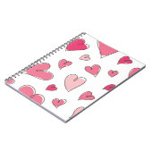 Carnet Motif de coeur (Côté gauche)