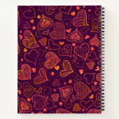 Carnet Motif de coeur (Dos)