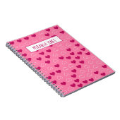 Carnet Motif de coeur (Côté Droit)