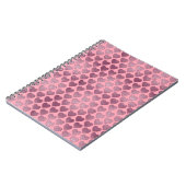 Carnet Motif de coeur (Côté gauche)
