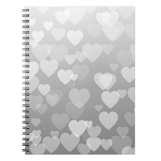 Carnet Motif de coeur 17 (Devant)