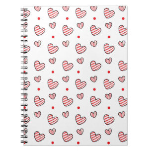 Carnet Motif de coeur 21