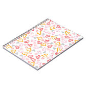 Carnet Motif de coeur 26 (Côté gauche)