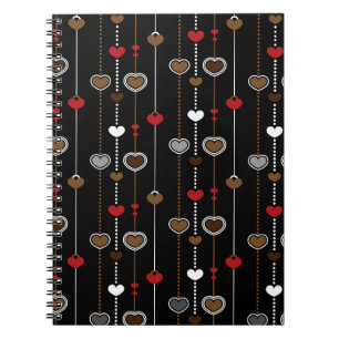 Carnet Motif de coeur 28