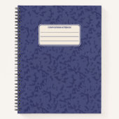 Carnet Motif de composition classique marbré vintage (Devant)