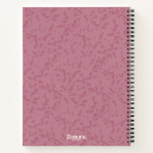 Carnet Motif de composition classique marbré vintage (Dos)