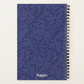Carnet Motif de composition classique marbré vintage (Verso)