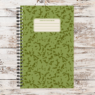 Carnet Motif de composition classique marbré vintage