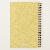 Carnet Motif de composition classique marbré vintage (Verso)