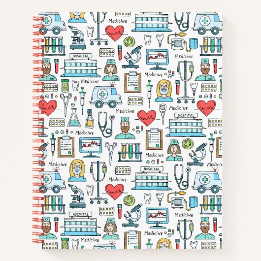 Carnet Motif de conception Médicale (Devant)