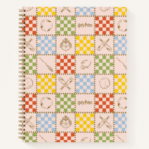CARNET MOTIF DE CONTRÔLE D'ÉQUIPE QUIDDITCH™ HOGWARTS™