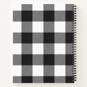 Carnet Motif de contrôle du bison noir (Dos)