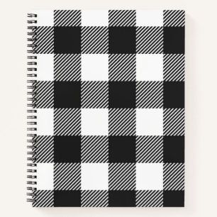 Carnet Motif de contrôle du bison noir