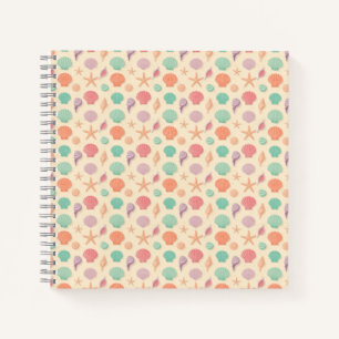 Carnet Motif de coquillage côtier