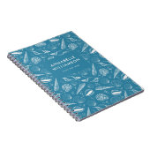 Carnet Motif de coquillage d'océan de plage (Côté Droit)