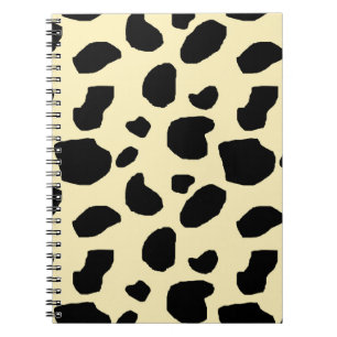 Carnet Motif de couleur de peau d'animal de vache
