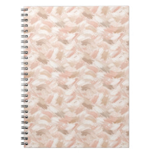 Carnet Motif de coup de pinceau abstrait