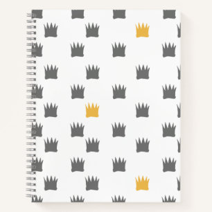 Carnet Motif de couronne de Where the Wild Things Are
