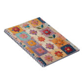 Carnet Motif de courtepointe fleurie (Côté Droit)
