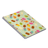 Carnet Motif de crème glacée (Côté Droit)