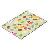 Carnet Motif de crème glacée (Côté gauche)