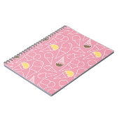Carnet Motif de crème glacée d'été (Côté gauche)