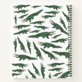 Carnet Motif de crocodile alligator mignon (Dos)