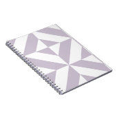 Carnet Motif de cube de pale Cool géométrique (Côté Droit)