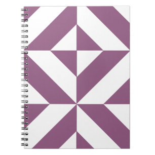 Carnet Motif de cube géométrique cool