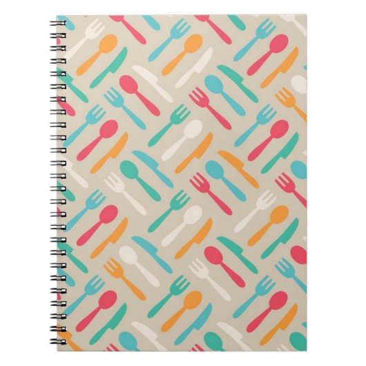 Carnet Motif de cuisine 3 (Devant)