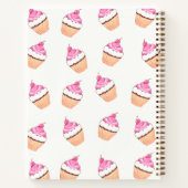 Carnet motif de cupcake (Dos)