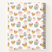Carnet Motif de cupcake (Dos)