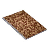 Carnet Motif de damassé sur l'arrière - plan de gradient (Côté Droit)