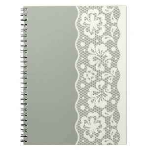 Carnet Motif de dentelle, cru 5 de fleur