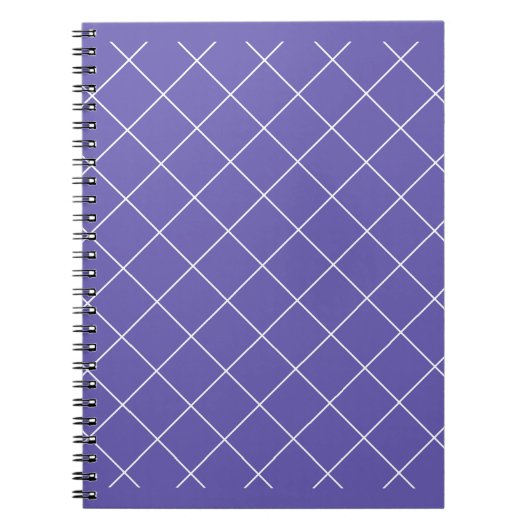 Carnet Motif de diamant violet (Devant)