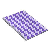 Carnet Motif de diamant violet (Côté Droit)