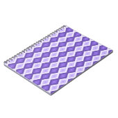 Carnet Motif de diamant violet (Côté gauche)