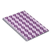 Carnet Motif de diamant violet (Côté Droit)