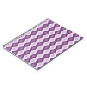 Carnet Motif de diamant violet (Côté gauche)