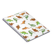 Carnet Motif de dinosaure mignon (Côté Droit)