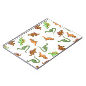 Carnet Motif de dinosaure mignon (Côté gauche)
