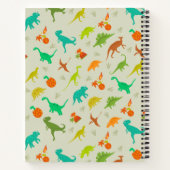 Carnet Motif de dinosaures (Dos)